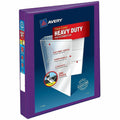 Avery Heavy-Duty View Binders - Locking One Touch EZD Rings, Purple, 8 1/2" Width x 11" Length, AVE79771