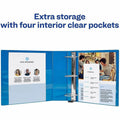 Avery Heavy-Duty View Binders - Locking One Touch EZD Rings, Pacific Blue, 8 1/2" Width x 11" Length, AVE79775
