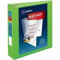 Avery Heavy-Duty View Binders - Locking One Touch EZD Rings, Chartreuse, 8 1/2" Width x 11" Length, AVE79776