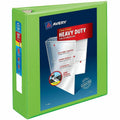 Avery Heavy-Duty View Binders with One Touch EZD Rings, Chartreuse, 8 1/2" Width x 11" Length, AVE79779