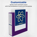 Avery Heavy-Duty View Binders with One Touch EZD Rings, Purple, 8 1/2" Width x 11" Length, AVE79810