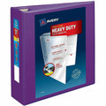 Avery Heavy-Duty View Binders with One Touch EZD Rings, Purple, 8 1/2" Width x 11" Length, AVE79810