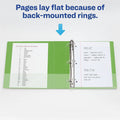 Avery Heavy-Duty View Binders with One Touch EZD Rings, Chartreuse, 8 1/2" Width x 11" Length, AVE79812
