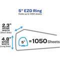 Avery Heavy-Duty View Binders with One Touch EZD Rings, Chartreuse, 8 1/2" Width x 11" Length, AVE79815