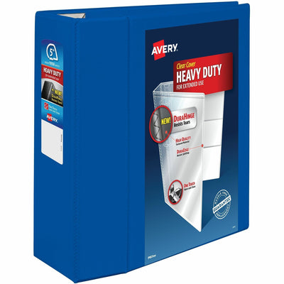 Avery Heavy-Duty View Binders with One Touch EZD Rings, Pacific Blue, 8 1/2" Width x 11" Length, AVE79817