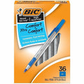 BIC Round Stic Grip Ballpoint Pen, 36 / Box, BICGSMG361BE