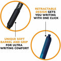 BIC SoftFeel Retractable Ball Pens, 36 / Box, BICSCSM361BE