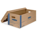 Fellowes Bankers Box SmoothMove Moving Boxes, Blue, 8 / Carton, FEL0065901