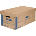 Fellowes Bankers Box SmoothMove Moving Boxes, Blue, 8 / Carton, FEL0065901