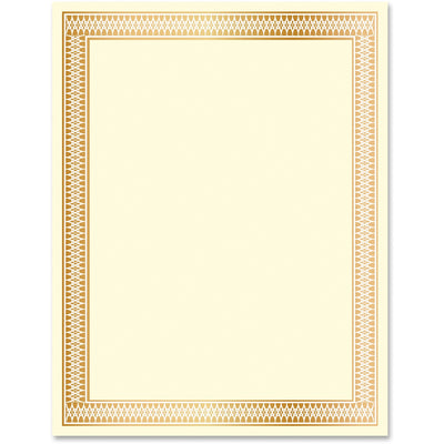 Geographics Traditional Award Certificates, Gold, 100 / Pack, GEO47833