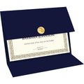 Geographics Recycled Certificate Holder, Navy, 5 / Pack, GEO47837