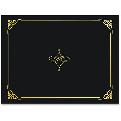 Geographics Letter Recycled Certificate Holder, Gold, 8 1/2" Width x 11" Length, 1 Pack, GEO47840