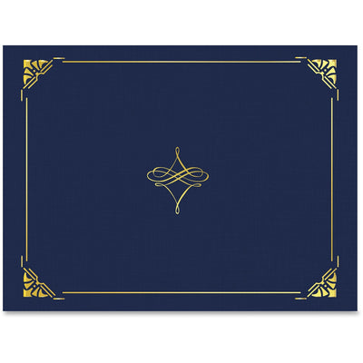 Geographics Letter Recycled Certificate Holder, Gold, 8 1/2" Width x 11" Length, 1 Pack, GEO47841