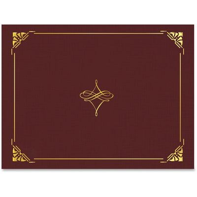 Geographics Letter Recycled Certificate Holder, Gold, 8 1/2" Width x 11" Length, 1 Pack, GEO47842