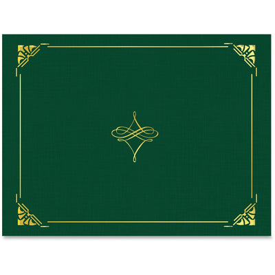 Geographics Letter Recycled Certificate Holder, Gold, 8 1/2" Width x 11" Length, 1 Pack, GEO47843
