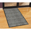 Genuine Joe Silver Series Indoor Entry Mat, Charcoal, GJO59459