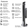 Honeywell Motion Sensor Ceramic Heater, Dark Gray, HWLHCE323V