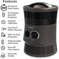 Honeywell Surround Fan-forced Heater, White, HWLHHF360W