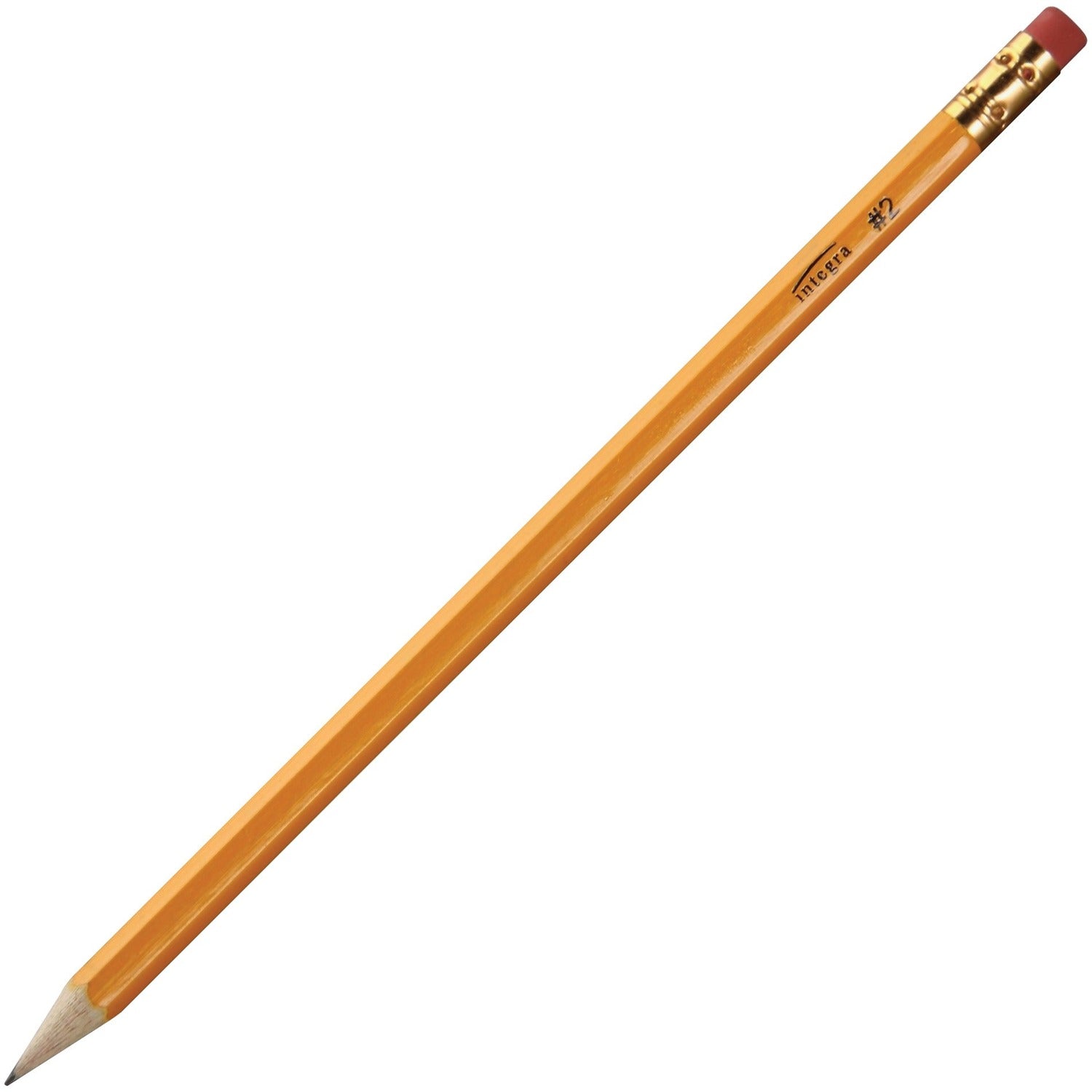Integra Presharpened No. 2 Pencils, 1 Box