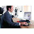 Kensington Computer Duo Gel Wave Mouse Pad Wrist Pillow, Black, KMW62402