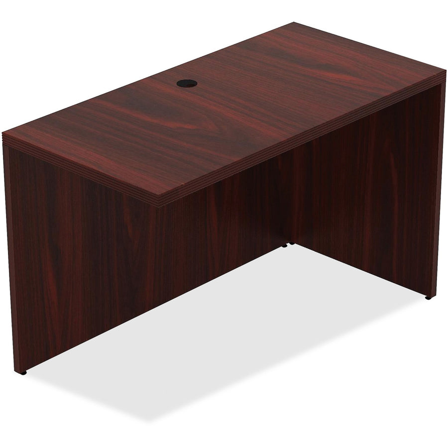Lorell Chateau Series Return, 1.5" Thickness - Top, P2 Particleboard, Cord Management, LLR34322