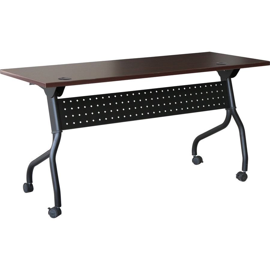 Lorell Flip Top Training Table, Dual Color, /CT — view 1