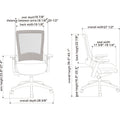 Lorell Serenity Series Executive Multifunction High-back Chair, LLR59529