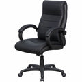 Lorell Deluxe High-back Office Chair, Black, LLR59532