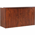 Lorell Essentials Series Front Reception Desk, Brown, LLR59581