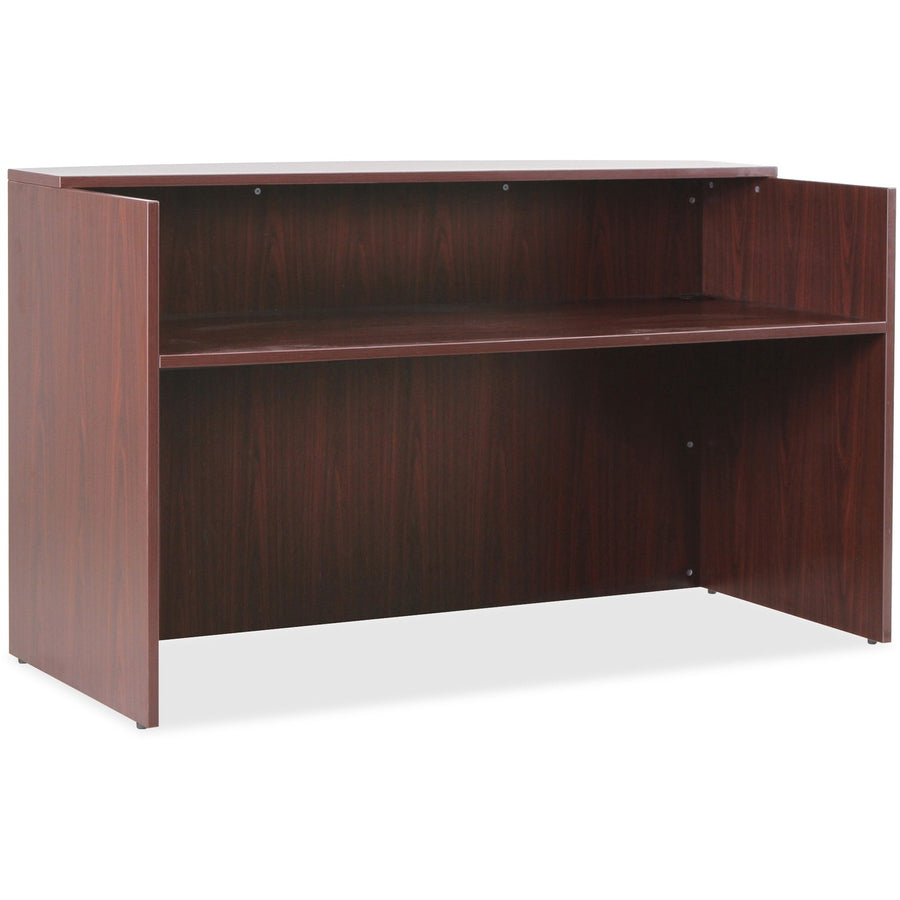 Lorell Essentials Series Front Reception Desk, Wood, LLR59582