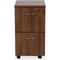 Lorell Essentials Series File/File Mobile File Cabinet, Brown, LLR69984