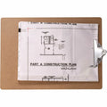 Officemate Wood Clipboard, Brown, OIC83104