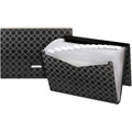 TOPS Pendaflex Letter Recycled Expanding File, Black, 8 1/2" Width x 11" Length, PFX39624BLA