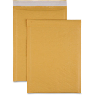 Sparco Size 4 Bubble Cushioned Mailers, Kraft, 100 / Carton, SPR74984