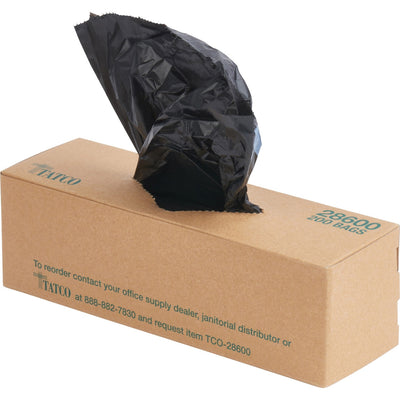 Tatco Dog Waste Station Refill Bags, Black, 10 / Carton, TCO28600