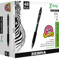 Zebra Z-Grip Retractable Ballpoint Pens, 48 / Pack, ZEB22148