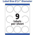 Avery Multipurpose Label, Matte White, 1 Pack, AVE8218