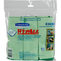 Kimberly-Clark Wypall Microfiber Cloths - General Purpose, Green, 4 / Carton, KCC83630CT