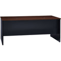 Lorell Fortress Modular Series Double-Pedestal Desk, Dual Color, LLR79139