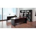 Lorell Fortress Modular Series Double-Pedestal Desk, Dual Color, LLR79140