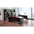 Lorell Fortress Modular Series Double-Pedestal Desk, Dual Color, LLR79140