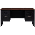 Lorell Fortress Modular Series Double-pedestal Credenza, Dual Color, LLR79159