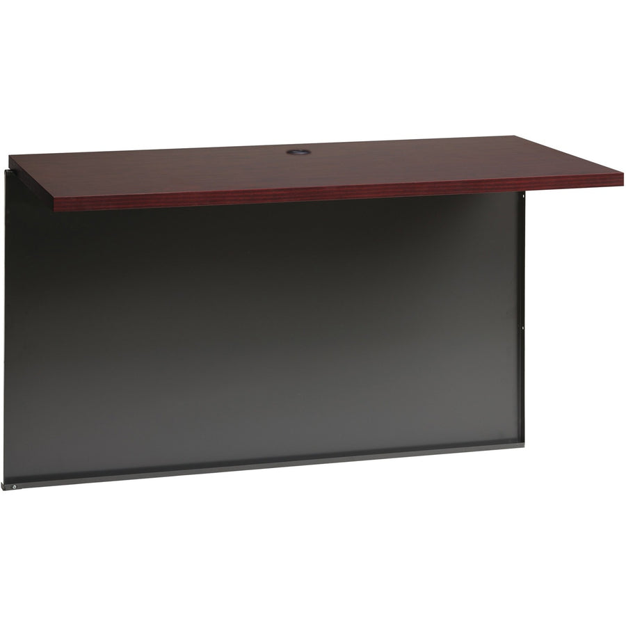 Lorell Fortress Modular Series Bridge, 1.1" Thickness - Top, Steel, Cord Management, LLR79166