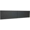 Lorell Fortress Modular Series Stack-On Hutch Door Kit, Charcoal, LLR79174