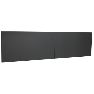 Lorell Fortress Modular Series Stack-On Hutch Door Kit, Charcoal, LLR79176