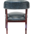 Norstar Office Boss Captain's Chair In Blue Vinyl, BOPB9540BE