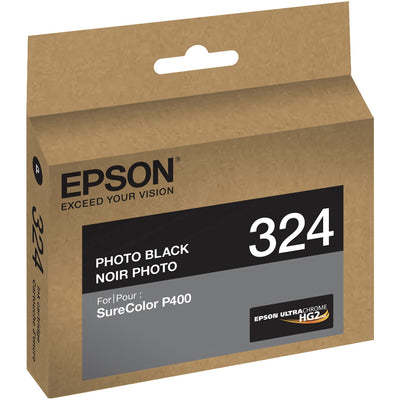 Epson UltraChrome 324 Original Inkjet Ink Cartridge - Photo Black -, EPST324120