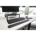 3M Precise Mouse Pad with Gel Wrist Rest, Black, MMMMW85B