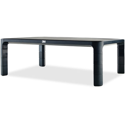 3M Adjustable Monitor Stand for Monitors and Laptops, Black, MMMMS85B
