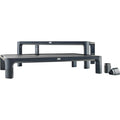 3M Adjustable Monitor Stand for Monitors and Laptops, Black, MMMMS85B